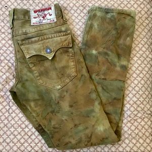 True Religion Ricky Straight Leg Camo Men’s Jeans